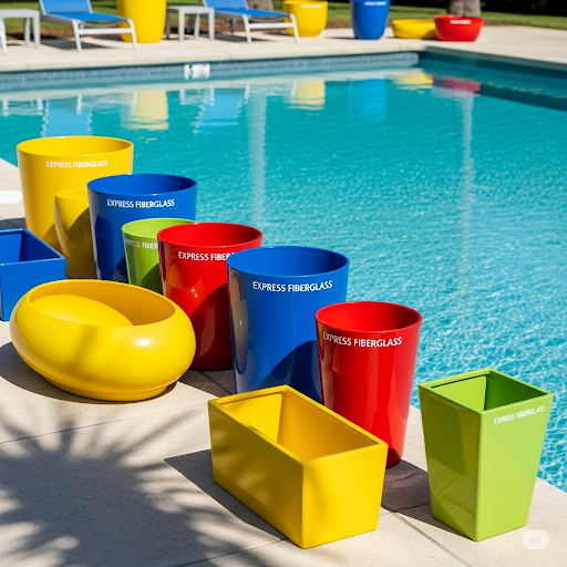 Antalya fiberglass saksı imalatı ve dekoratif polyester saksı modelleri